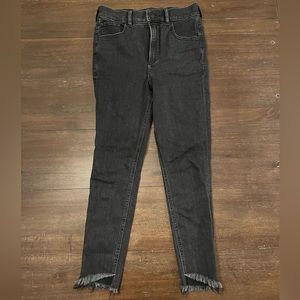 EXPRESS Ankle Legging Super High Rise Jean